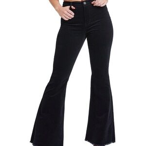 NWT YMI Black Flare Wide Leg Jeans Size 5/27